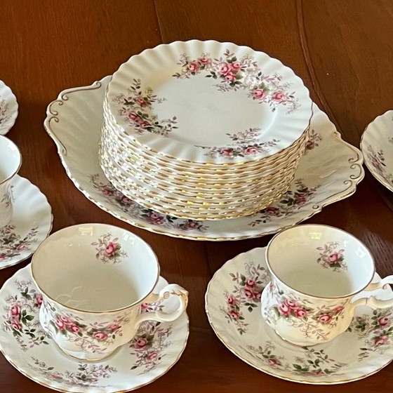 Image 1 of Royal Albert Bone China Coffee Cups Lavender Rose