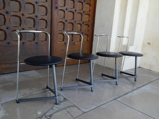Sedie Vintage, 1980, Set di 4 – Sedie da pranzo (photo 2 of 10)