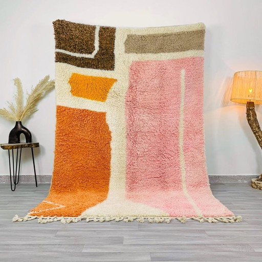 Tapis Berbère Fait À La Main Traditionnelle Artisanale Taille 2/3 M – Ahrend, vloerkleden en tapijten, Wool