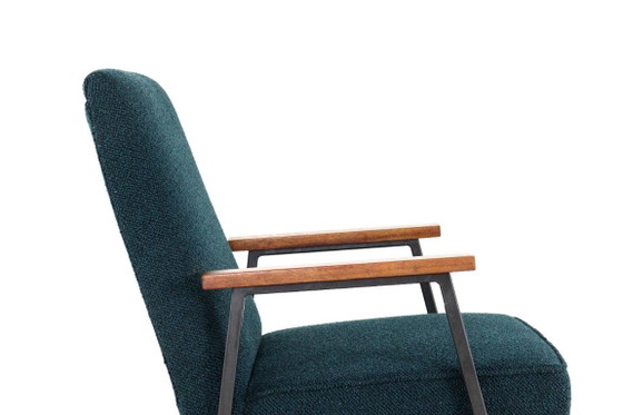 Image 1 of Fauteuil Gispen 'Genie' vintage nouvellement rembourré