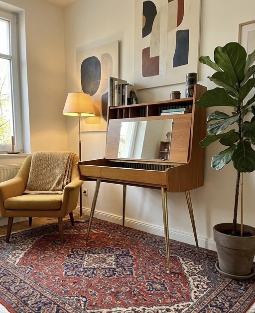 Mid-century dressing table/desk with mirror – Jese Möbel – Germany – 1950s/60s