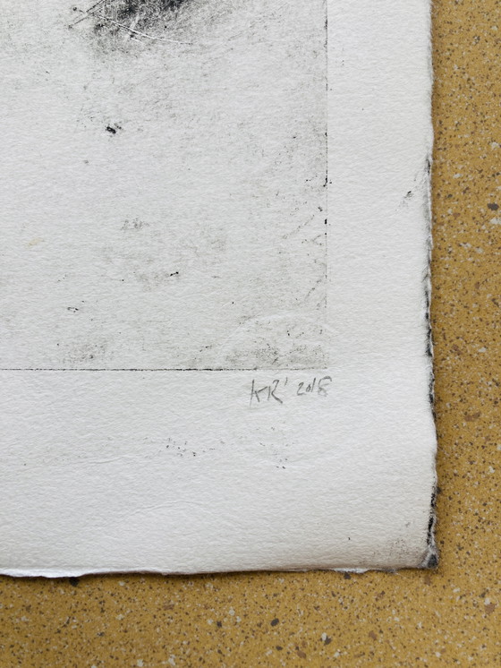 Image 1 of Krin Rinsema - Grabado - Persona con perro