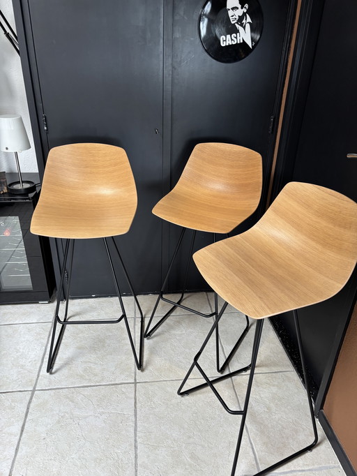 3x lapalma miunn H75 bar stool