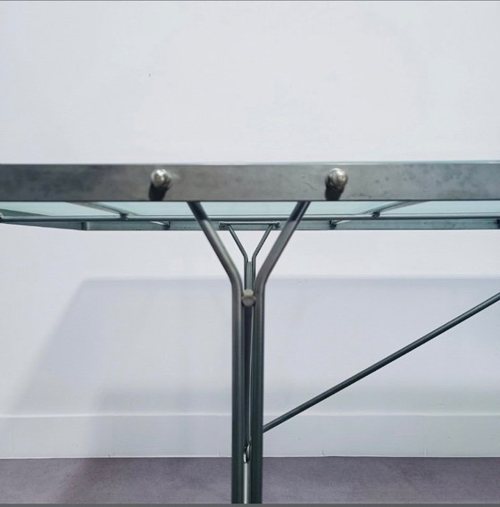 Image 1 of Postmodern dining table by Niels Gammaard - 1986