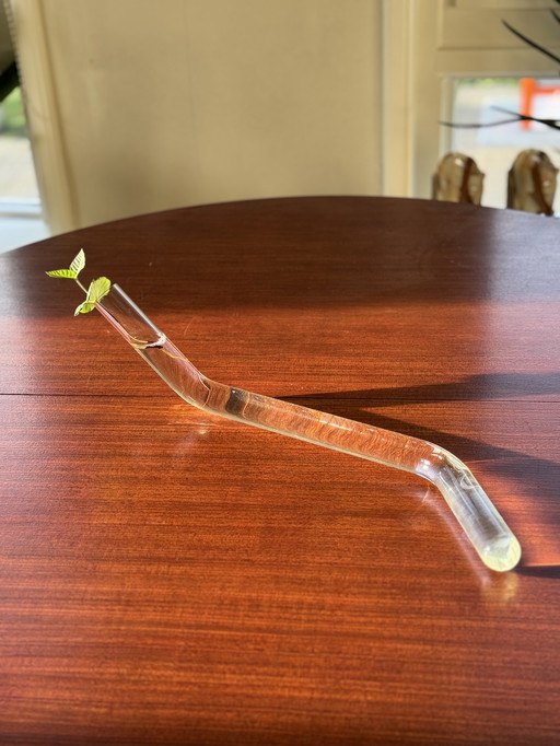 Studio glass object Bookan | Sculptural vase | Modernist organic design | 45 cm