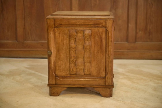 Brutalist bedside table/occasional furniture in oak from the 1950s. – Nightstands (photo 7 of 10)