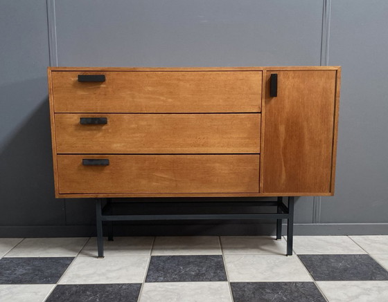 Image 1 of Shoe storage wood cabinet 1970s