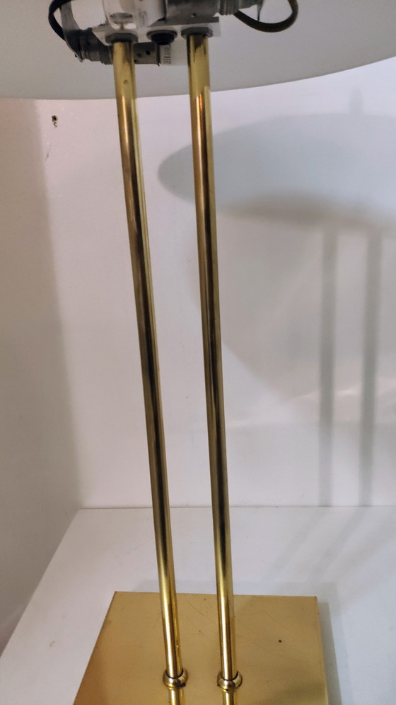 Image 1 of Mushroom Brass/Glass Jaren 70