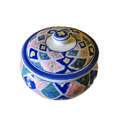 Vintage Ceramic Tuscan Cookie Jar 1980s