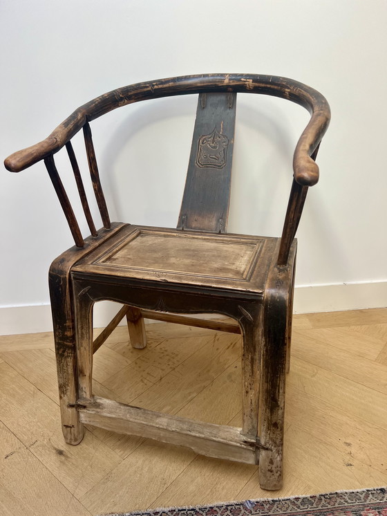 Image 1 of Stoelen 'Hoefijzer' chinois vintage (Set van 4)