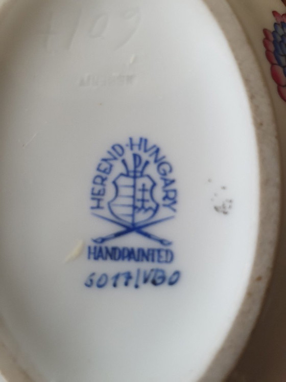 Miniterrina Herend Hungría – Reina Victoria (6017/VBO) – Herend 6017/VBO, Objetos decorativos, Porcelain (photo 16 of 16)