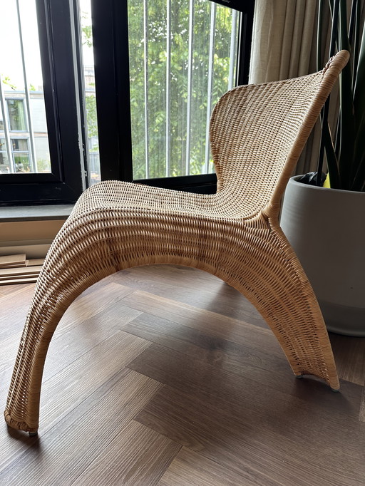 Rattan lounge chair Gulte, Ikea, 1999
