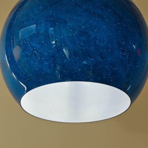 Image 1 of Vintage Peill & Putzler Galaxy Blue hanglamp