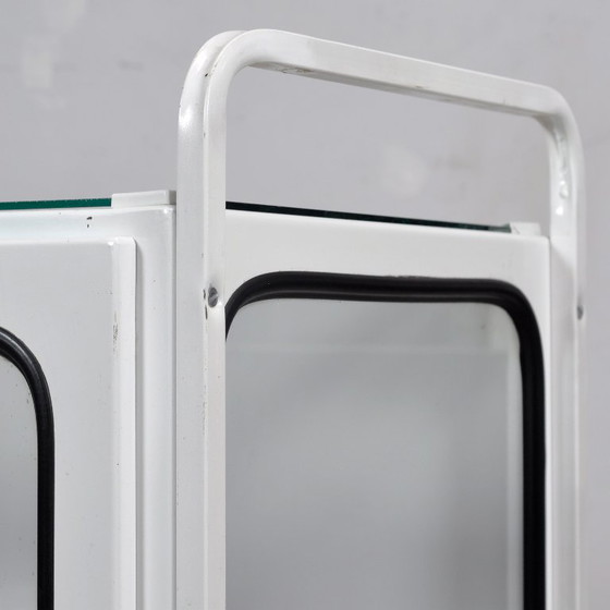 Carrello ospedaliero d'epoca, anni '70 – Carrelli bar, Glass, Metal (photo 5 of 10)