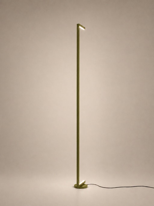 Tratto Stehlampe Grün Oliv – vloerlampen, Aluminium (photo 2 of 11)