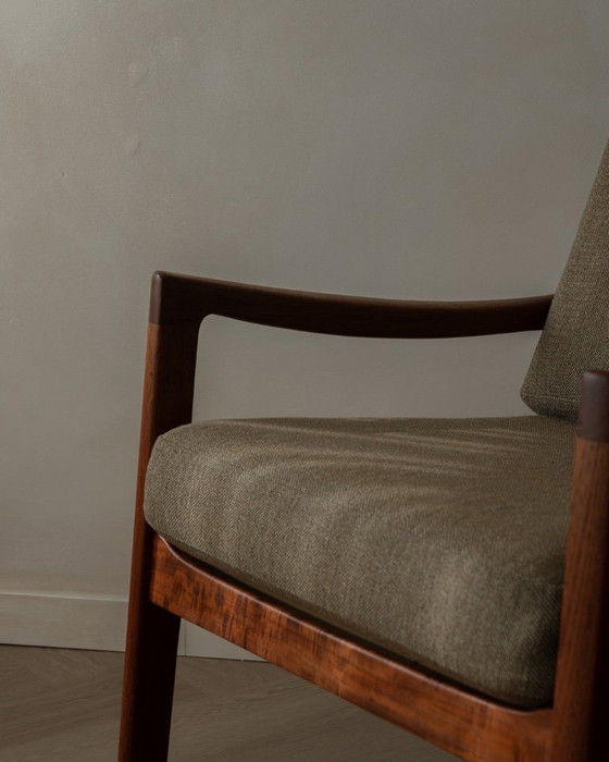 Image 1 of Vintage Senator Armchairs by Ole Wanscher for Cado Set of 2 | Danish Teak Lounge Chairs | Scandinavian Modern | 1960s