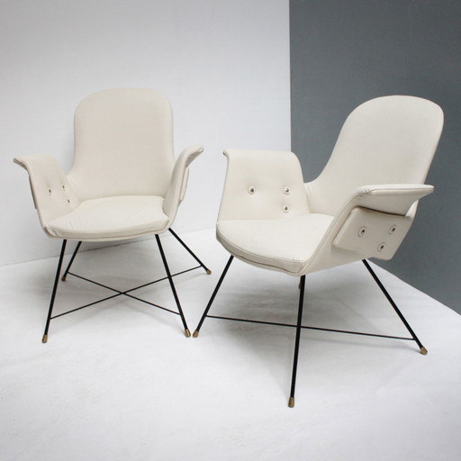 2x Fauteuils Saporiti
