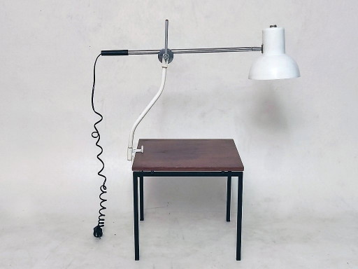 Lampe de table à pince design industriel