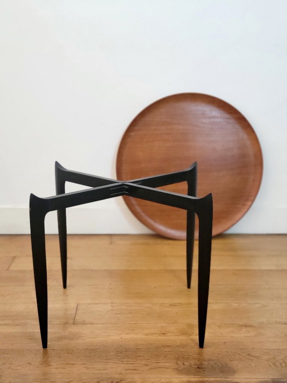 Image 1 of Table plateau vintage par H. Engholm et Svend Aage Willumsen pour Fritz Hansen