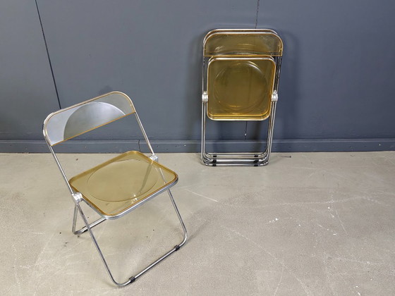 Image 1 of Chaises plia vintage de Castelli, années 1970