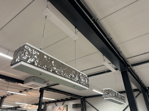 Brand van Egmond Lámpara Colgante Crushed Cover Blanco