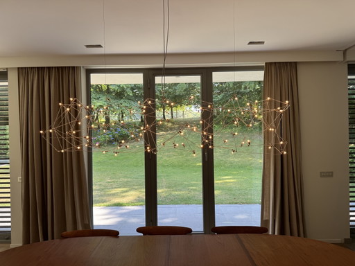 Unique pendant lamp , custom made by Jan Pauwels
