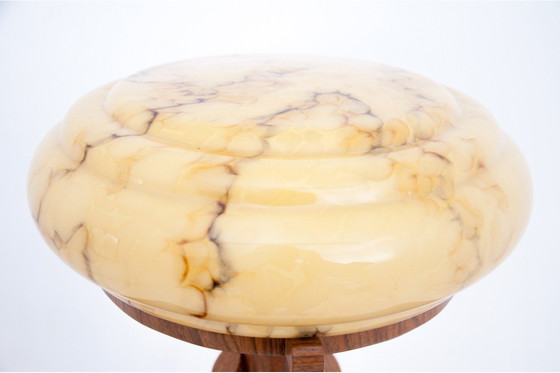 Image 1 of Lámpara Art Déco única, Polonia, años 50.