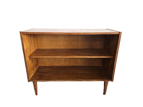 Vintage Mid-Century Lowboard / Bookcases, 60s/70s Scandinavian Style, Wood, Brown, Mid Century Modern (photo 13 of 13)