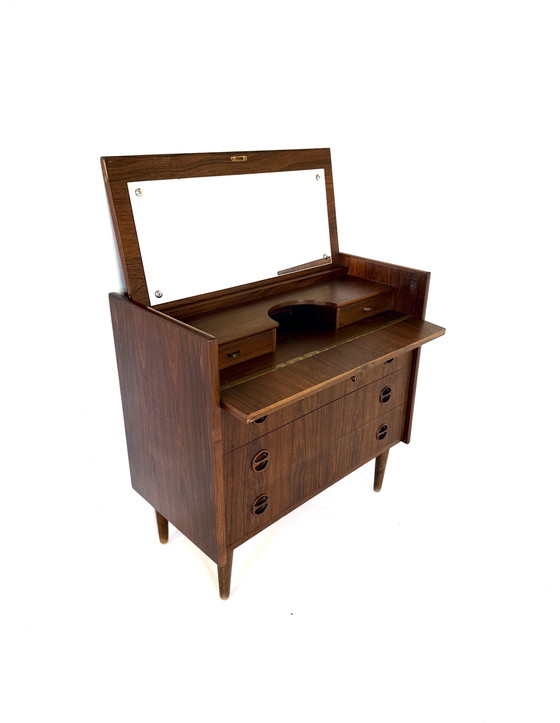 Image 1 of Coiffeuse danoise vintage en palissandre des années 60
