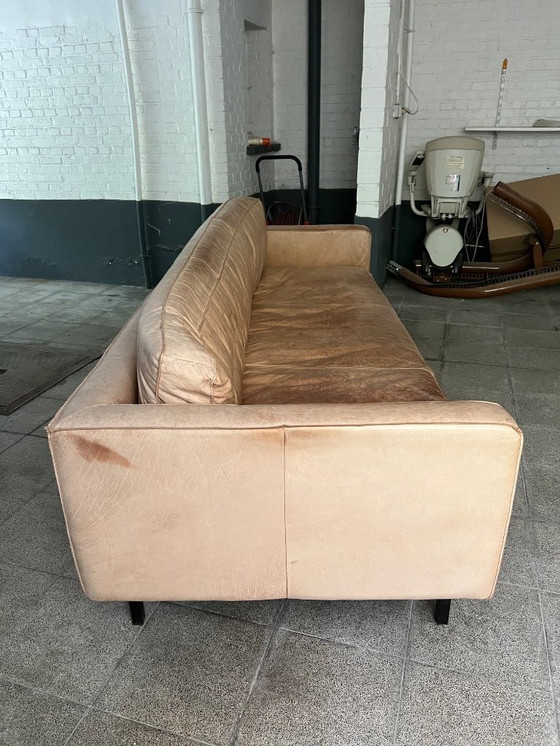 Image 1 of Sedile in pelle color cammello da Furnified