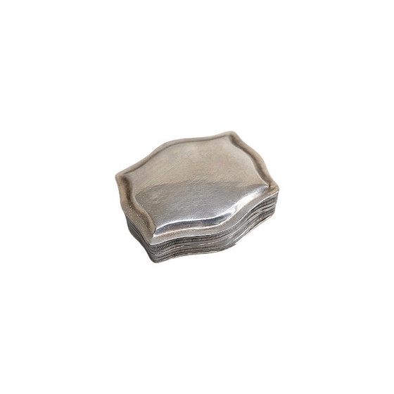 Image 1 of Antique Dutch silver pill box, from 1857
