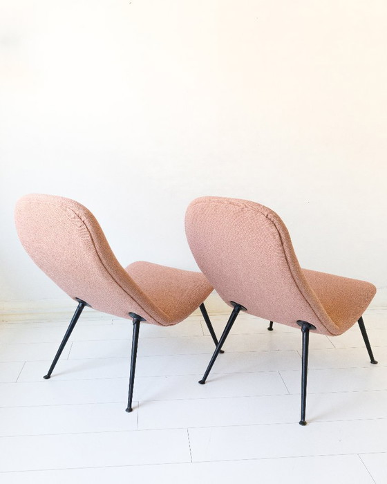 Image 1 of Ensemble de 2 fauteuils lounge vintage Theo Ruth