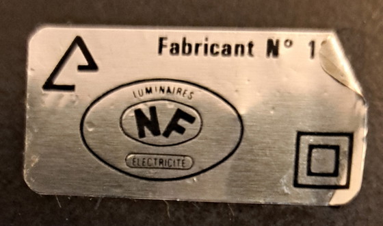 Image 1 of Mid-Century Modern Teak Table Lamp – 1960s – Opal Acrylic Shade – French MCM Design