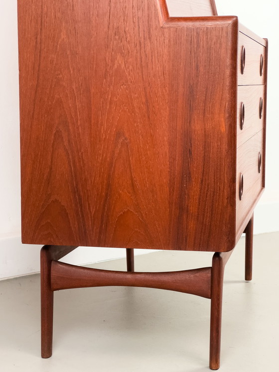 Image 1 of Secretary In Teak By Arne Hovmand Olsen For Mogens Kold, 1960S