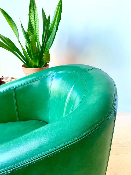 Image 1 of Fauteuil vert vintage