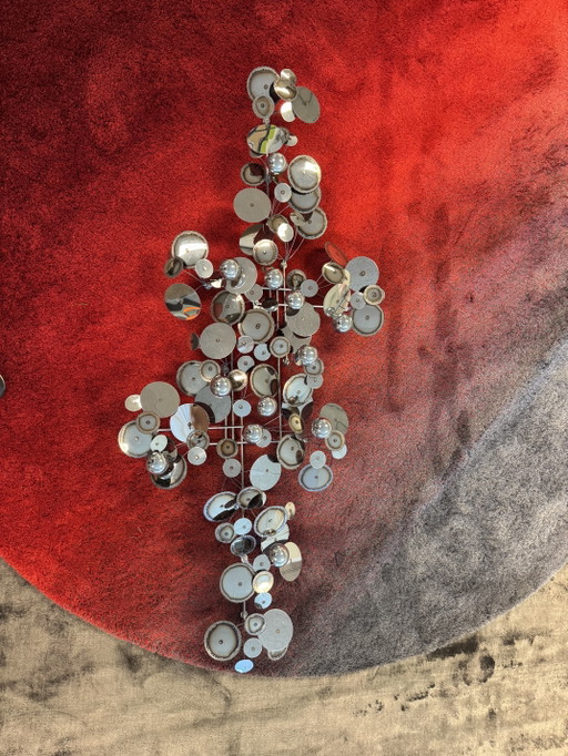 Artisan Raindrops Silber – wanddecoratie