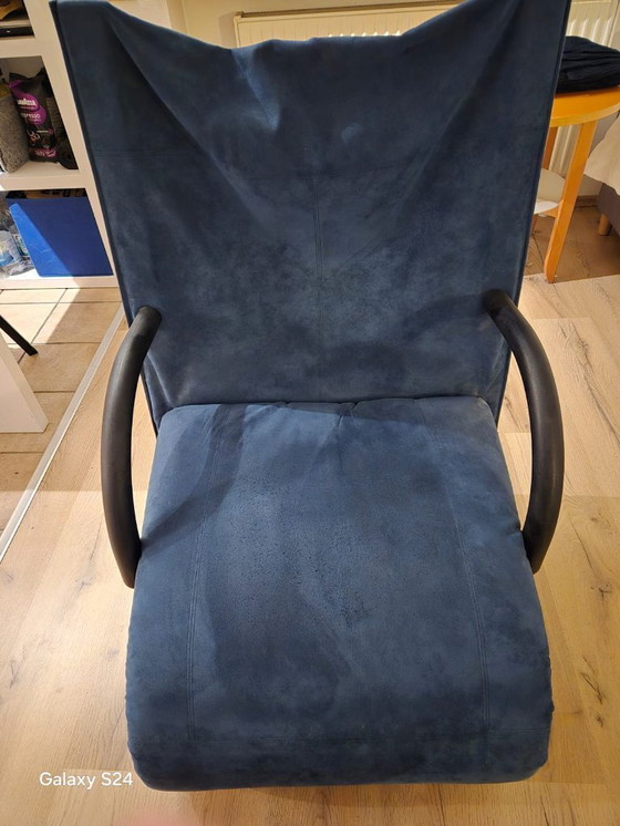 Image 1 of Design Klassiker Ligne Roset „Zen“ Designer-Sessel plus Hocker 