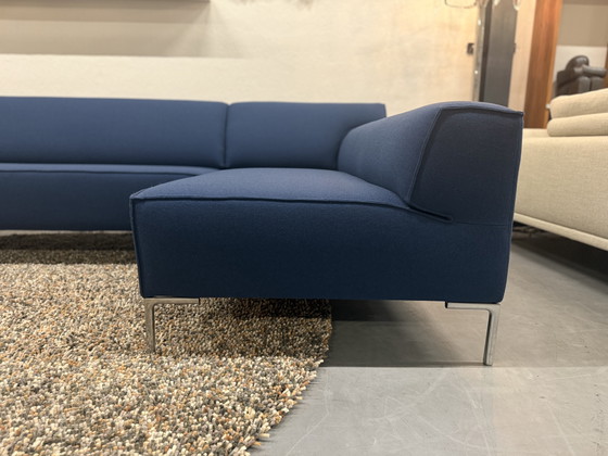 Image 1 of Design on Stock Bloq Corner Sofa Plough Wool Blue