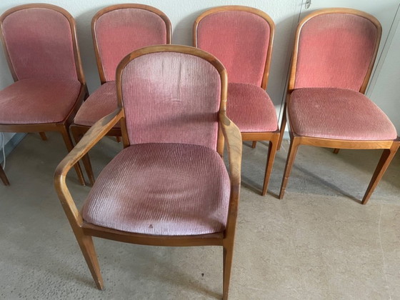 Image 1 of 8 Hollywood regency Stühle plus Armlehnstuhl