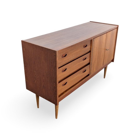 Image 1 of Original teak midcentury sideboard vintage danish design chest of drawers