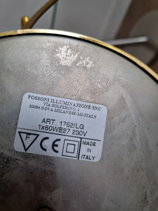 Table lamp Possoni Illuminazione Hollywood regency style
Made in Italy