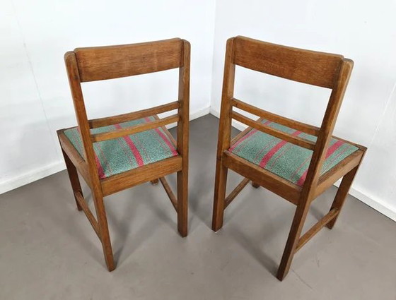 Paar Art Deco Beistellstühle | 1930er Jahre, Rosa (Foto 7 von 9)
