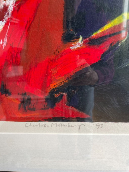 Silkscreen Dancing Child Charlotte Molenkamp