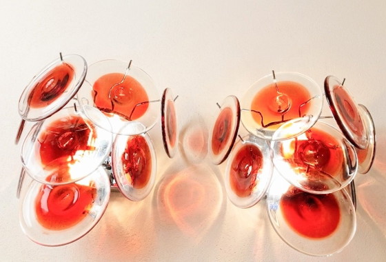 Set of 2 Italian Murano Glass Wall Lights, 1970s – Metal (photo 14 of 16)
