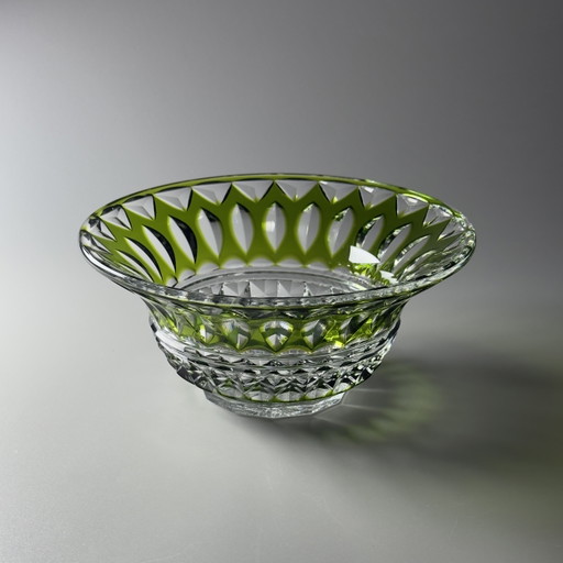 Val Saint Lambert E.L. 301 Overlay Crystal Bowl
Belgium, designed for the Liège International Exposition, 1930
