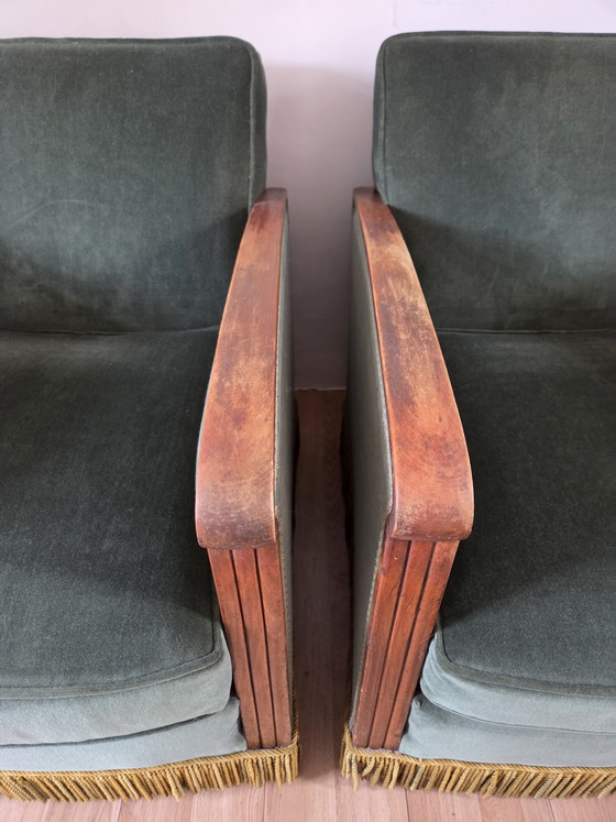 Image 1 of Paire de Fauteuils Art Déco