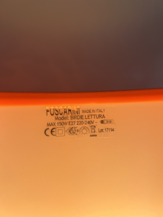 Image 1 of Foscarini Birdie Orange