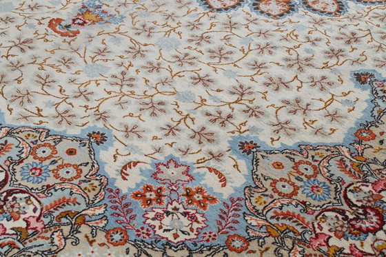 Image 1 of Tappeto persiano Kashan 4,40 x 3,35 Tappeto orientale pregiato n. 1060