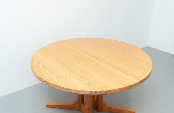Image 1 of Extendable pine dining table by Silkeborg Møbelfabrik (1970s)