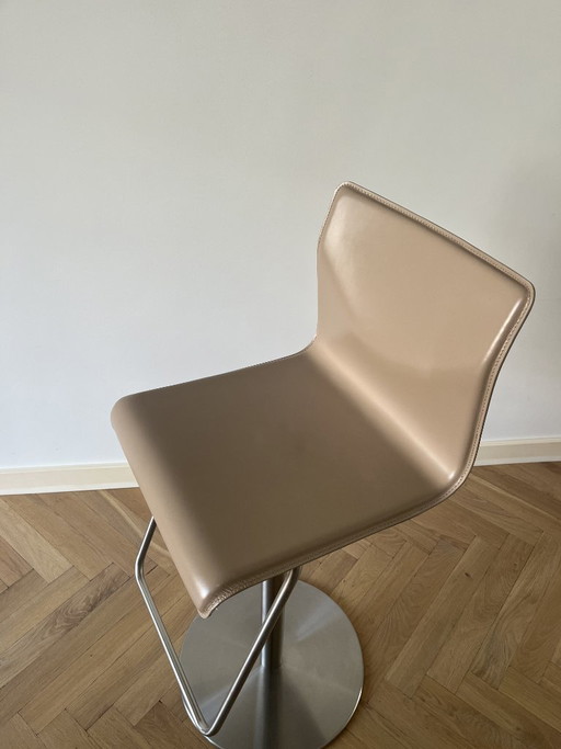 2 taburetes de bar Venezia – barkrukken, Leather, Metal (photo 2 of 10)